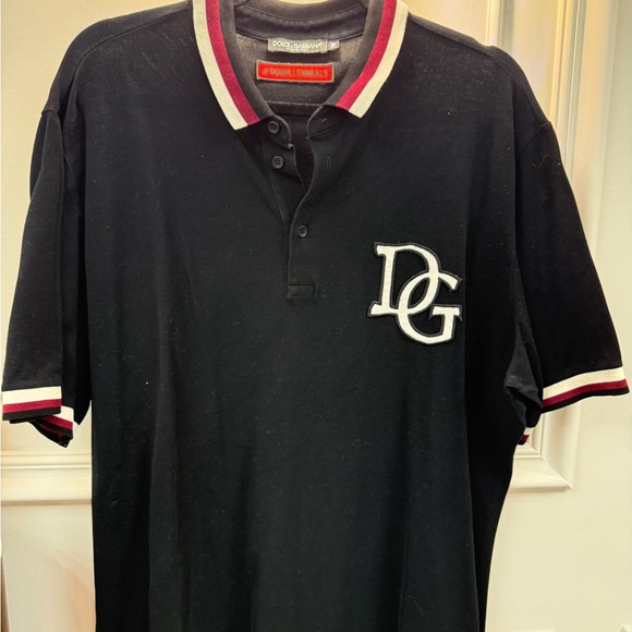 Dolce & Gabbana Black Polo Shirt